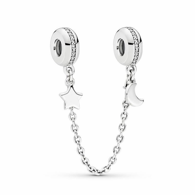 Pandora Personal Galaxy Safety Chain Silver Egypt FS6082391